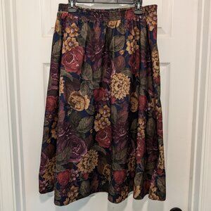 Dark Romance, tea length, (over) skirt